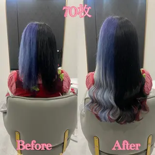 ロング シールエクステ ♡SAORI♡のヘアスタイル