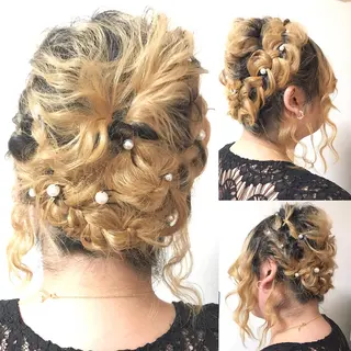 ショート ヘアアレンジ ＊ asukaのヘアスタイル