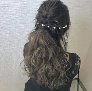 ヘアアレンジ 韓国ヘア/耳ツボジュ エリー♡ayumuのヘアスタイル
