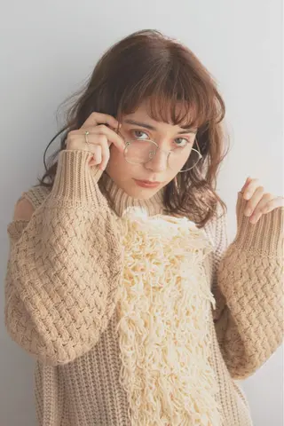 ミディアム カラー パーマ ヘアアレンジ Eleanor 自由が丘ANNEX所属・個室サロン/ヘアケア ヘッドスパ🌼万希のヘアスタイル