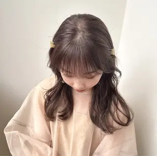 ミディアム カラー Sherry/R 三川町　木村祐里奈のヘアスタイル