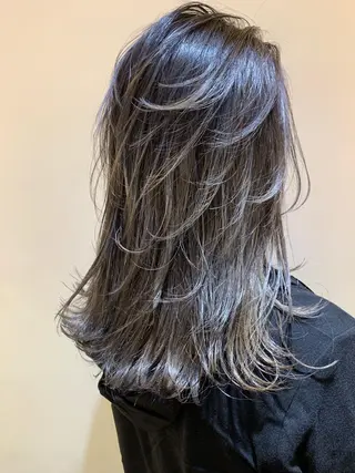 ミディアム カラー 髪質改善サロン 心斎橋ARCHEのヘアスタイル