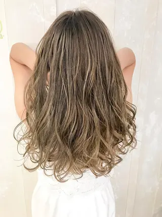 ロング カラー 横浜🍒カット エクステ/RIEのヘアスタイル