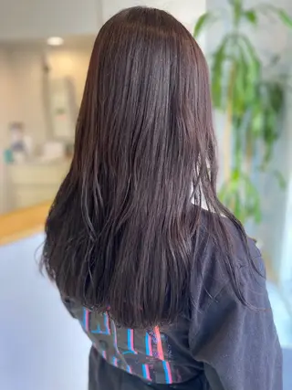ロング カラー 菊地 美憂のヘアスタイル