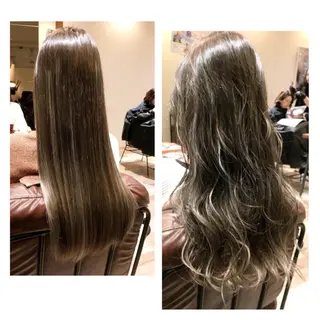 ロング 美髪改善・ストレート 🌿エクステ/カンジのヘアスタイル