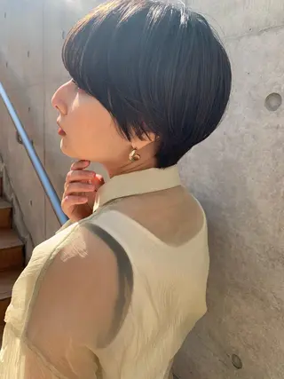 ショート calna by  elmo所属・ショート特化美容師 大阪京橋　大本　渉のヘアスタイル