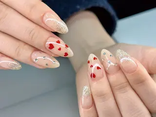ネイル ココナッツネイル つきえ❄️🫧のネイルデザイン