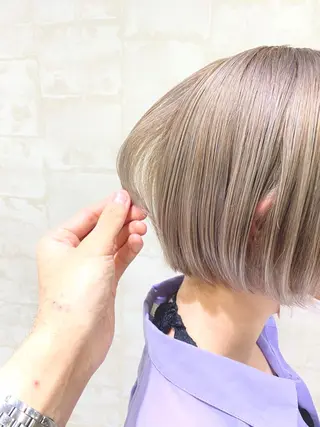 ショート カラー 髪質改善専門店QOLU所属・✨髪質改善専門店✨ QOLU✨のヘアスタイル