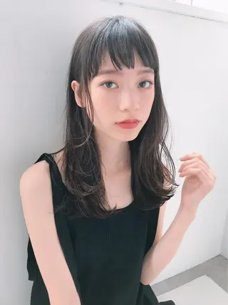 セミロング カラー SALOWIN 札幌大通り店所属・🏆ウルフ/レイヤー 指名No.1山口圭佑のヘアスタイル