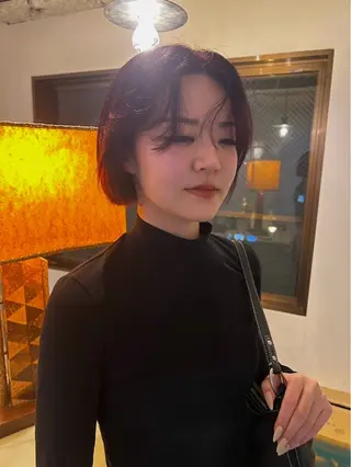 ショート カラー ヘアアレンジ 🎀suzuna 透明感colorのヘアスタイル