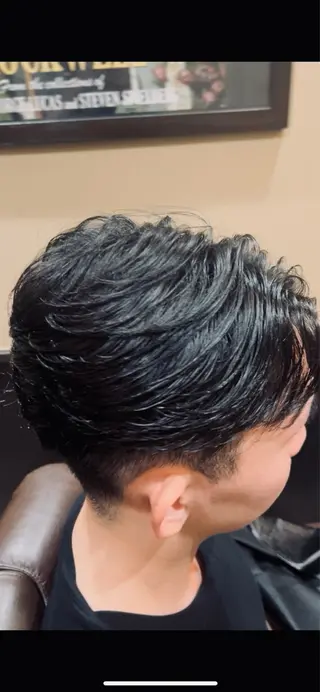 ミディアム メンズ ヒロ銀座バーバーショップ秋葉原店所属・堀 真人のヘアスタイル