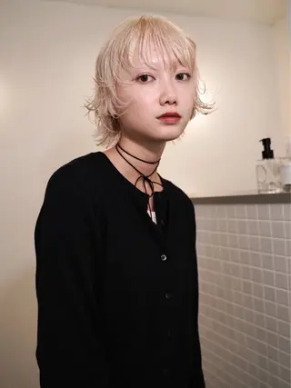 ショート カラー デザイン/レイヤー Kaito🐩/栄のヘアスタイル