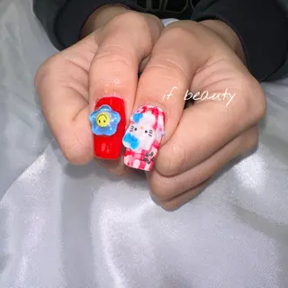 ネイル if Hair＆Nail Salon所属・IKA /海外ネイル /個性派/ワンホンのネイルデザイン