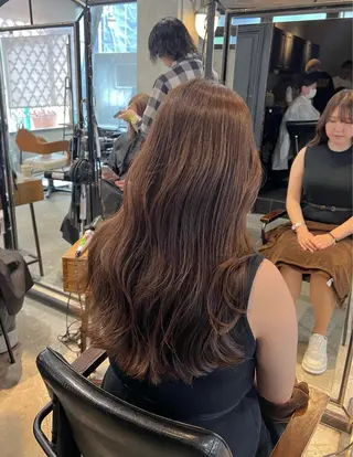 ロング カラー ヘアアレンジ 秋カラー/艶髪矯正 🪐takushiのヘアスタイル