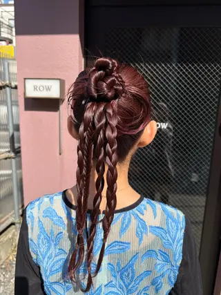 ヘアアレンジ ボブ/ヘアセット 和田峰夢のヘアスタイル