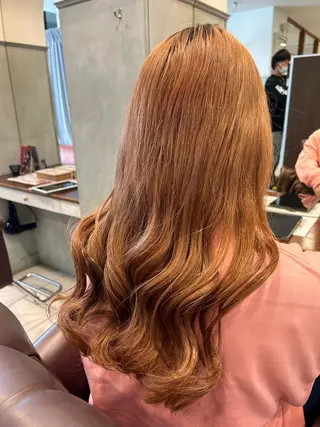 ロング 代美原 雪花のヘアスタイル