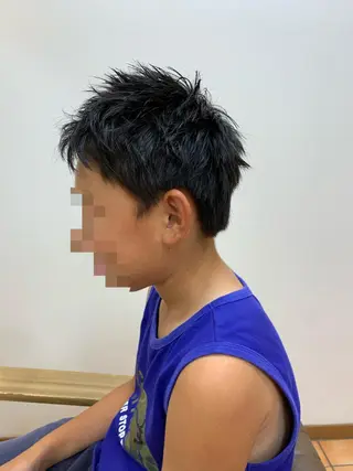 メンズ キッズ カットが得意✨ 川元裕範（ヒロノリ）のヘアスタイル