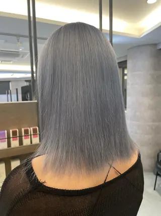 カラー 韓国ハイトーンカラー kana♡のヘアスタイル