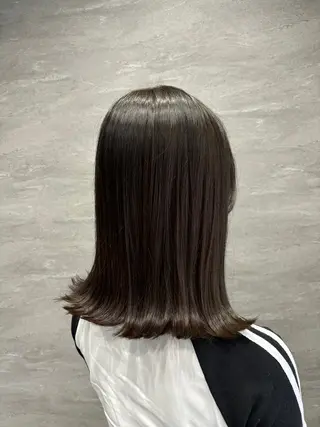 ミディアム カラー 永井大樹✨ 透明感カラー✨のヘアスタイル