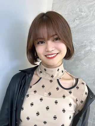 ショート カラー 池袋/似合わせ/縮毛 髪質改善【ugen】のヘアスタイル