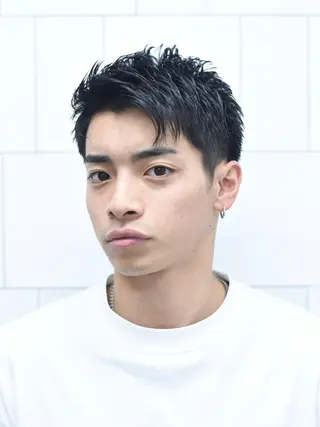 ショート メリケンバーバーショップ所属・宮本 政信のヘアスタイル