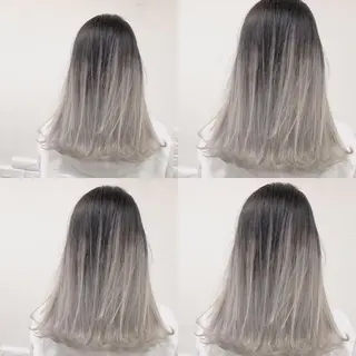 セミロング カラー メンズカット/波巻き TAKUMAのヘアスタイル