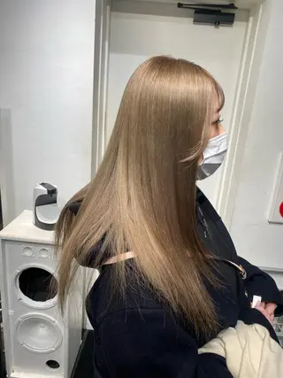 ロング カラー 🎀ツヤ髪韓国網紅 ヘアミカ🎀のヘアスタイル