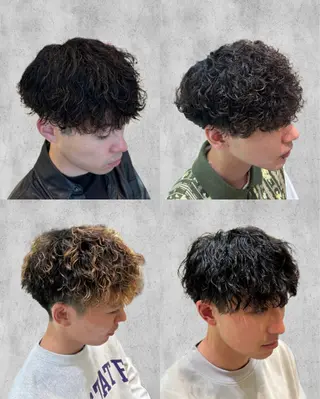 パーマ メンズ 波巻き・カルマ パーマ特化/aoiのヘアスタイル