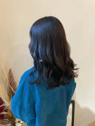 セミロング カラー 林 慧悟のヘアスタイル