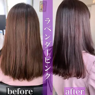 セミロング カラー FRAME+spa&hair roomなんば駅前店所属・🌸MAYU🌸 ハイトーン➕レイヤーのヘアスタイル
