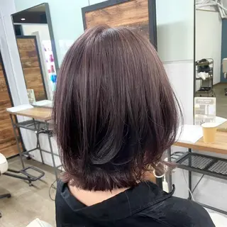 ミディアム カラー Una所属・韓国風カラー✄ カズホのヘアスタイル