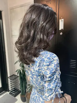 セミロング カラー 岡崎勇人/レイヤー/ 韓国/ケラチンTRのヘアスタイル