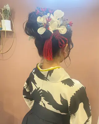 ロング ヘアアレンジ pep所属・pep natsumiのヘアスタイル