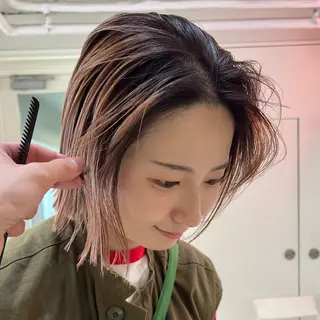カラー ✨似合わせ艶カラー ✨ユキノのヘアスタイル