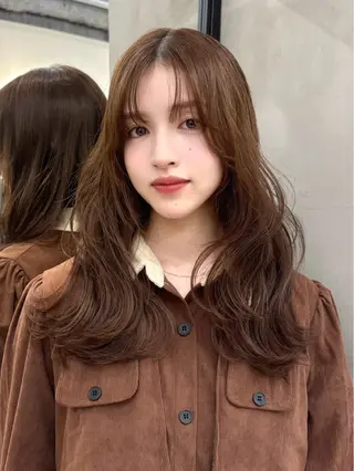 セミロング Lond profil 浦和所属・設樂彩乃 /浦和/韓国ヘアのヘアスタイル