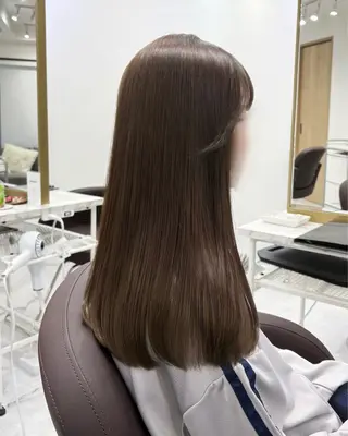 ロング カラー 横浜美容室/透明感 カラー/レイヤーのヘアスタイル