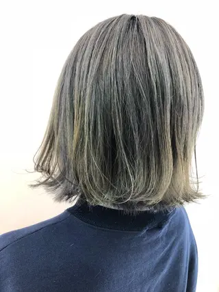 カラー 茅ヶ崎/ハイライト/ ハイトーン/関口実華のヘアスタイル