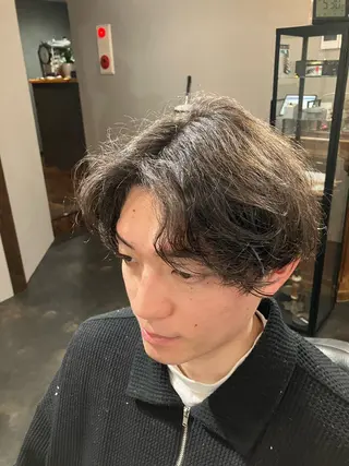 ショート パーマ メンズ/ケアパーマ /hayashiのヘアスタイル