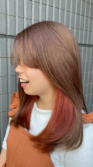 ロング ハイトーン/暖色⭐️ 💖石川町sayaのヘアスタイル