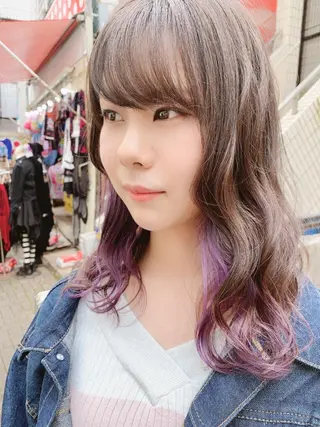 カラー パーマ ヘアアレンジ nico  原宿所属・nico【代表】 市川　拓也のヘアスタイル