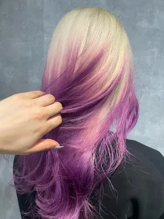 ロング カラー 透明感カラー/推しカ ラー☁️JURAのヘアスタイル