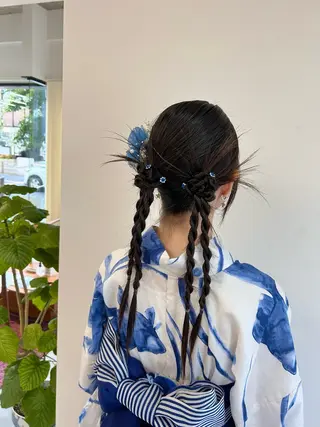 ヘアアレンジ 藤原 あかりのヘアスタイル