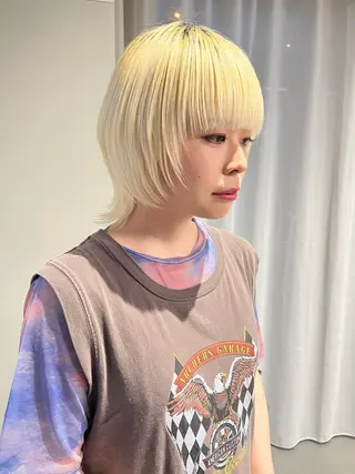 ショート 🐺立川のウルフ屋 さん🐺おかみ🐺のヘアスタイル