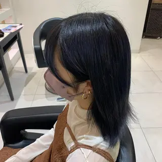 ミディアム カラー ブリーチパーマ🌍 正木天のヘアスタイル