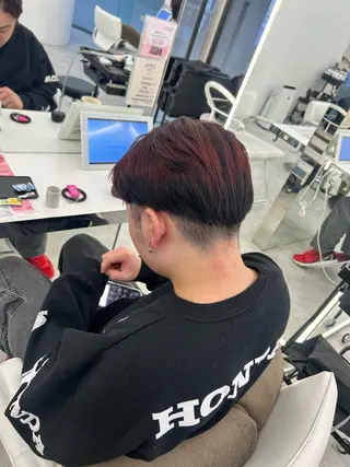 カラー メンズ はるか/ブリーチカラ ー/ヘアアレンジ🤍のヘアスタイル