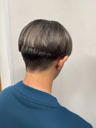 ショート カラー メンズ パーマ/ハイトーン /吉田眞のヘアスタイル