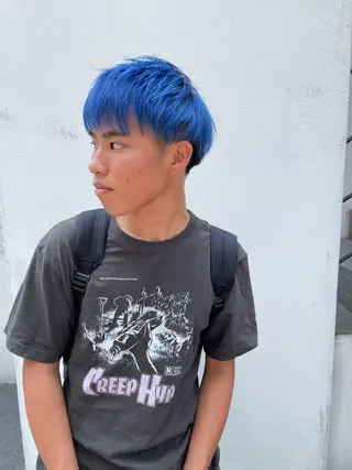 ショート カラー 嶋佐 昌大 シマサマオのヘアスタイル