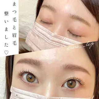 マツエク・マツパ アイブロウ sara lazo 県病院前のマツエク・マツパデザイン