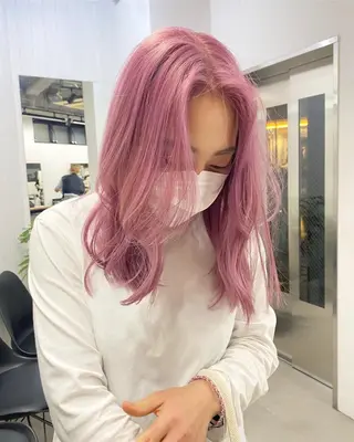 ロング カラー ヘアアレンジ 🫧透明感カラー/ ナルハ🫧のヘアスタイル