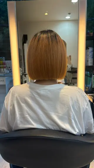 ショート miyu/ボブ/ 透明感カラー/栄のヘアスタイル